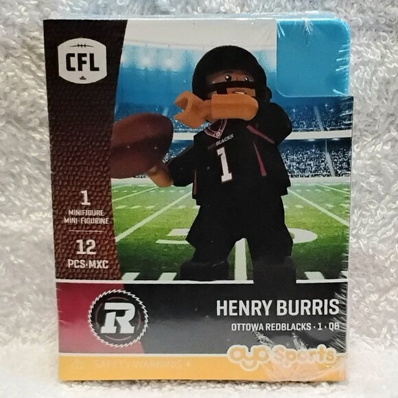 3/$25 Sealed 2016 CFL Henry Burris Mini Figure Gen 2 Series 2 by OYO Sports!! - Picture 1 of 4